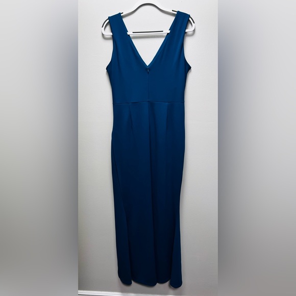 Woosea Women’s Sleeveless V-Neck Split Formal Cocktail Long Dress Teal Blue NWOT - Picture 5 of 10